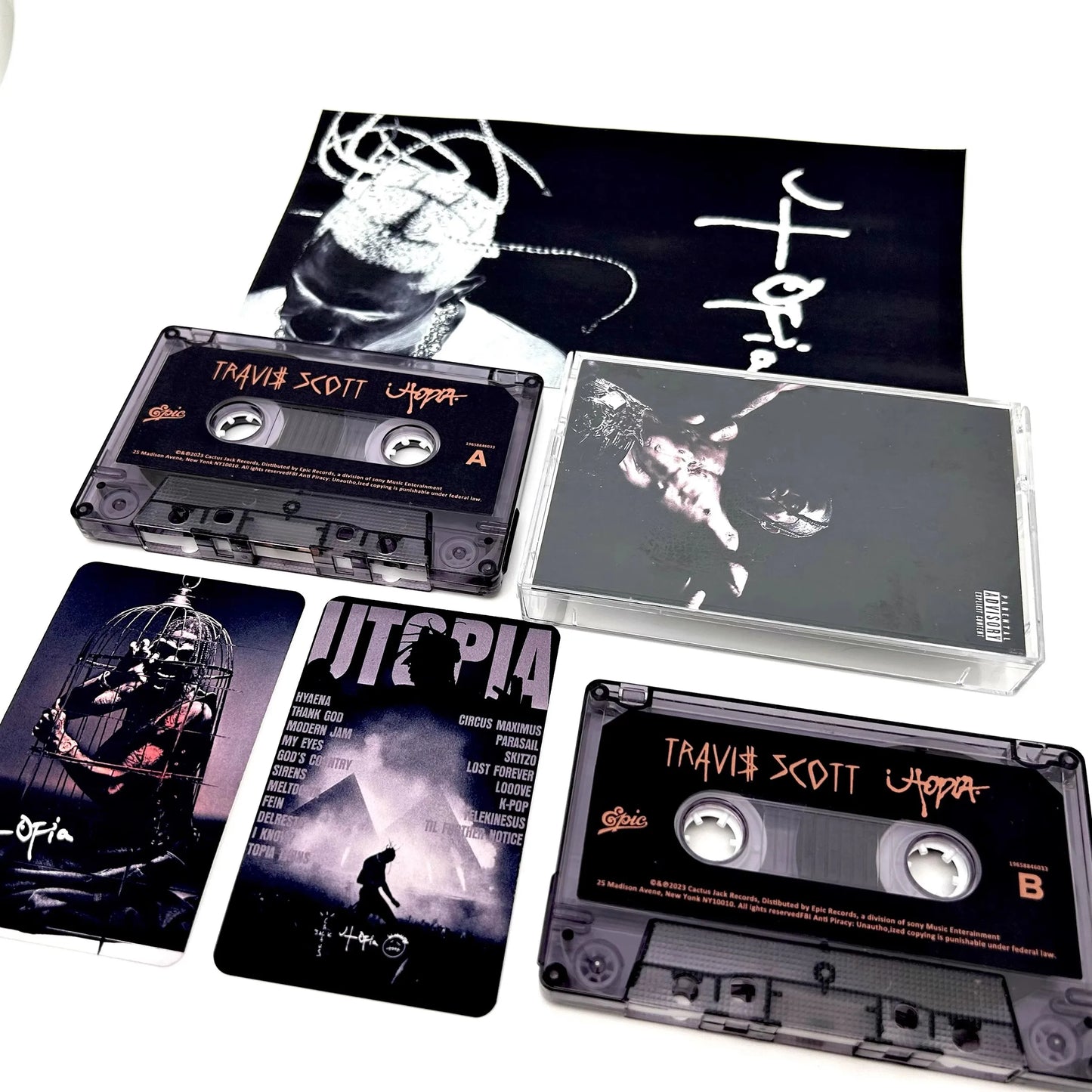 La Flame Travis Scott Music Tape Utopia Album Cassettes Cosplay Walkman Recorder Car Soundtracks Box Party Music Collection