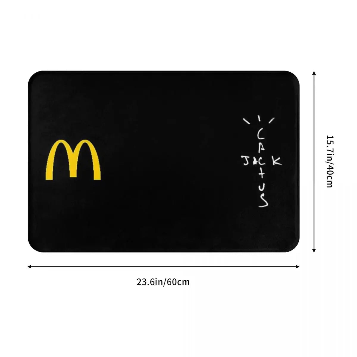 Travis Scott x McDonalds floor mat
